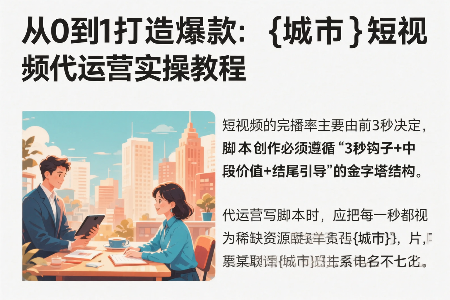 从0到1打造爆款:金华短视频代运营实操教程
