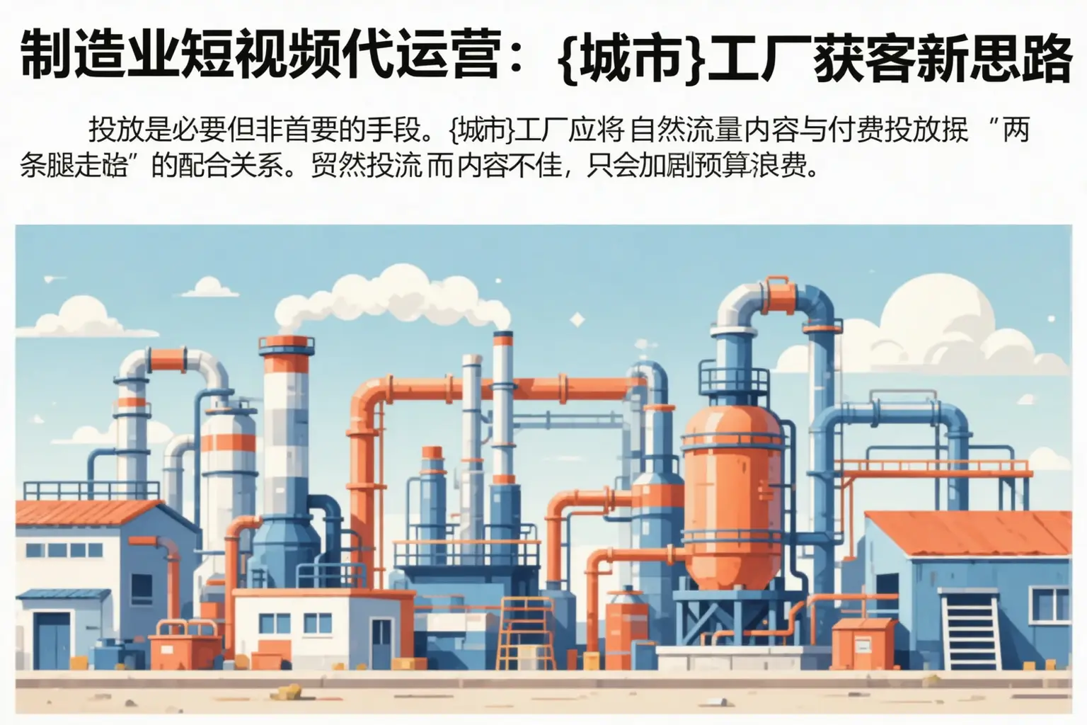 制造业短视频代运营：金华工厂获客新思路