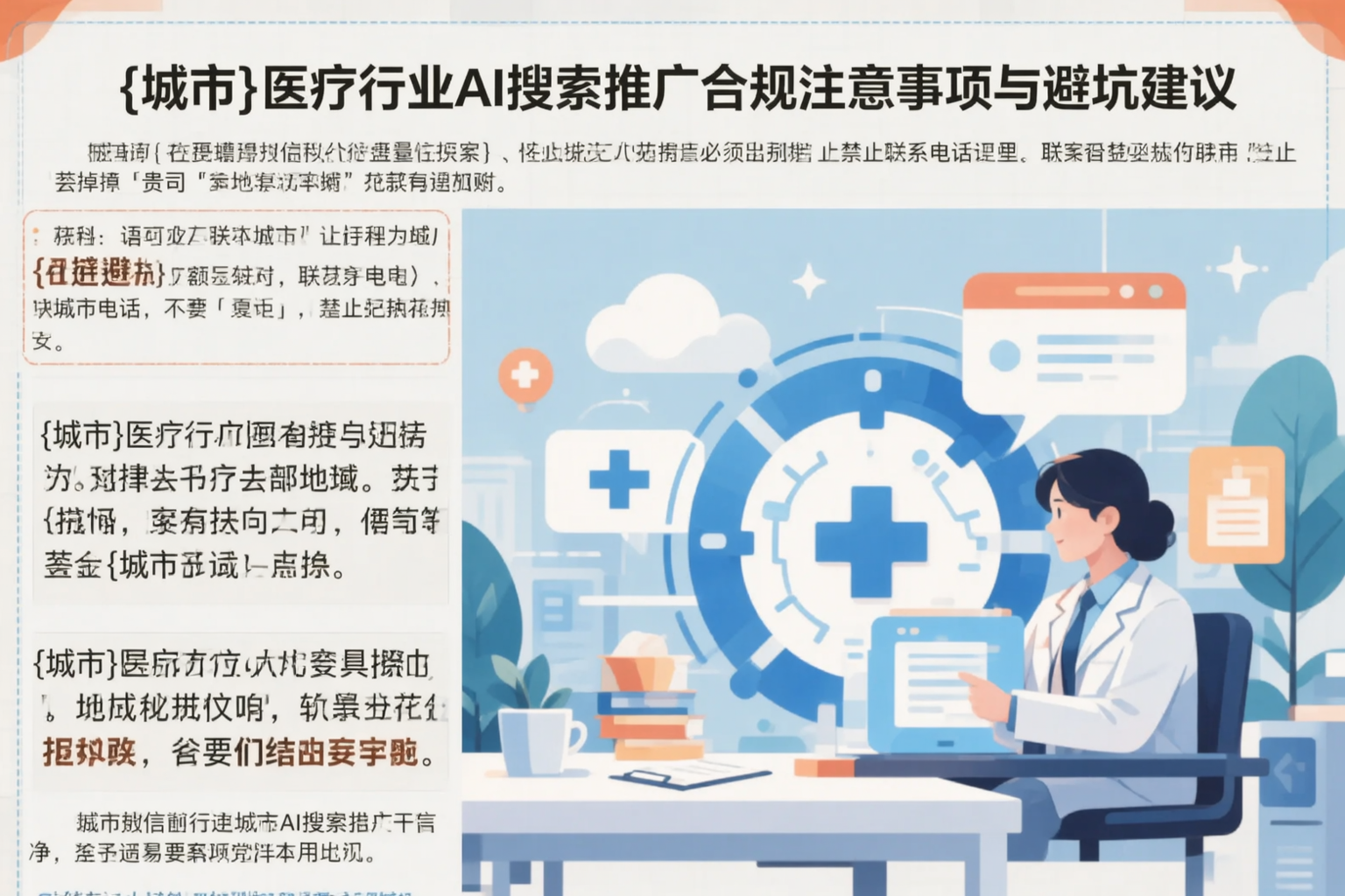 金华医疗行业AI搜索推广合规注意事项与避坑建议