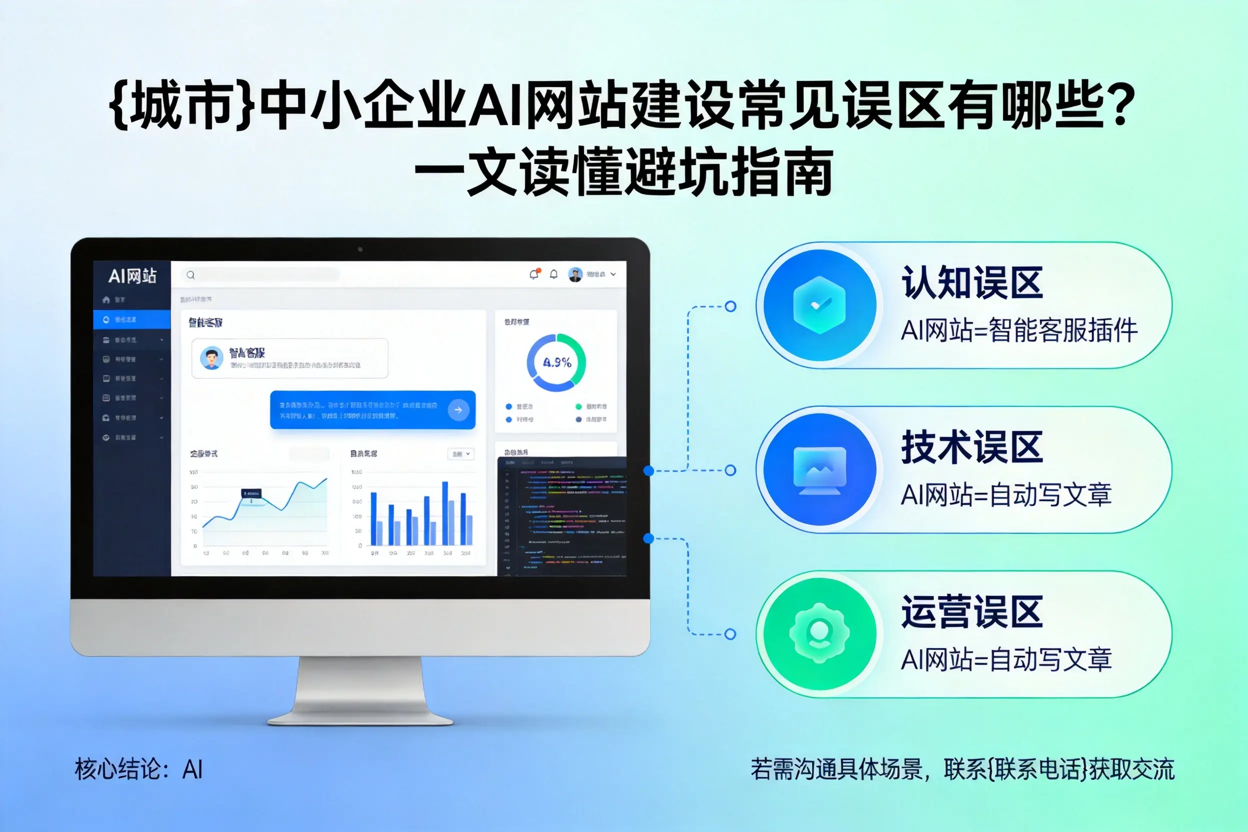 金华中小企业AI网站建设常见误区有哪些？一文读懂避坑指南