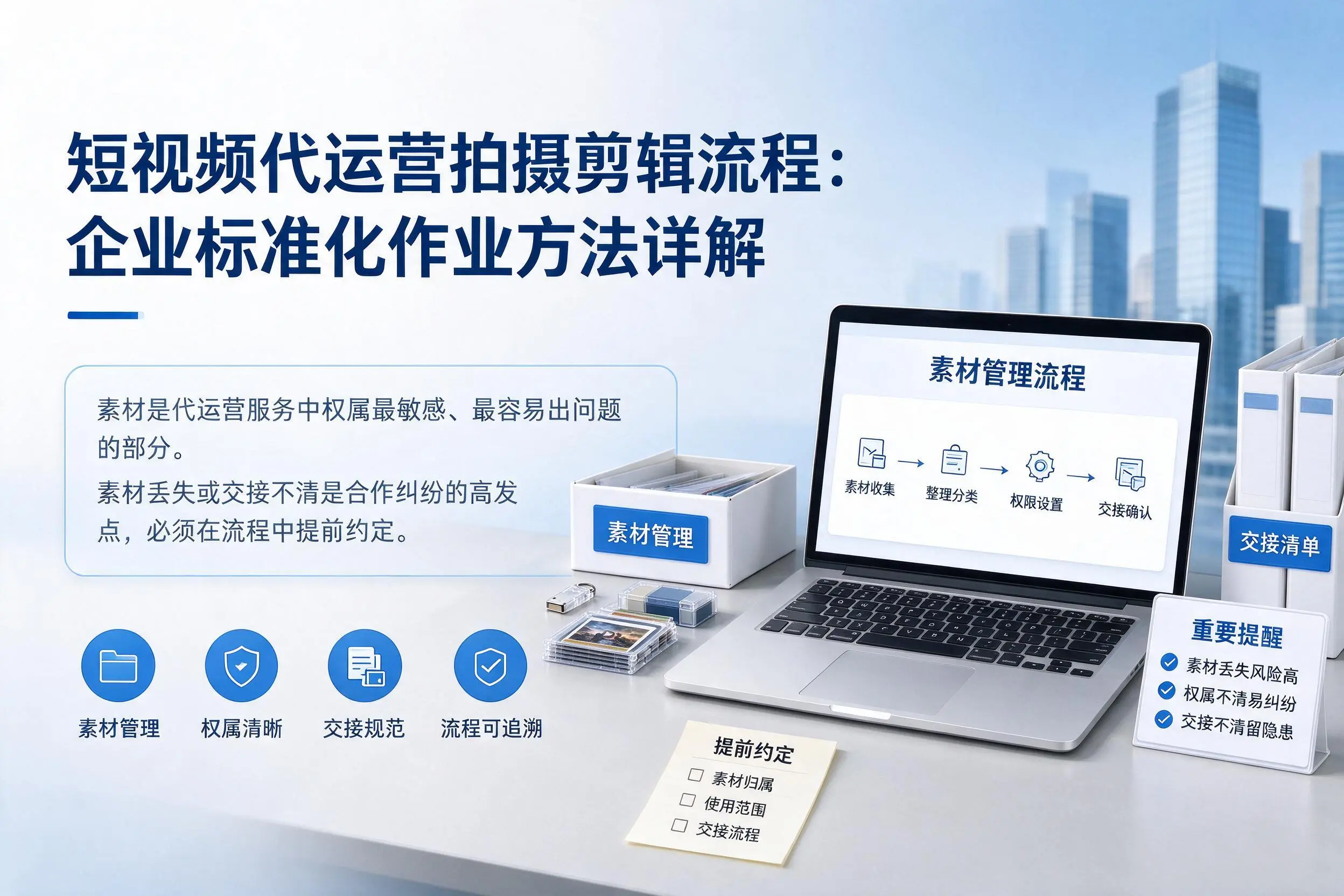 短视频代运营拍摄剪辑流程：金华企业标准化作业方法详解