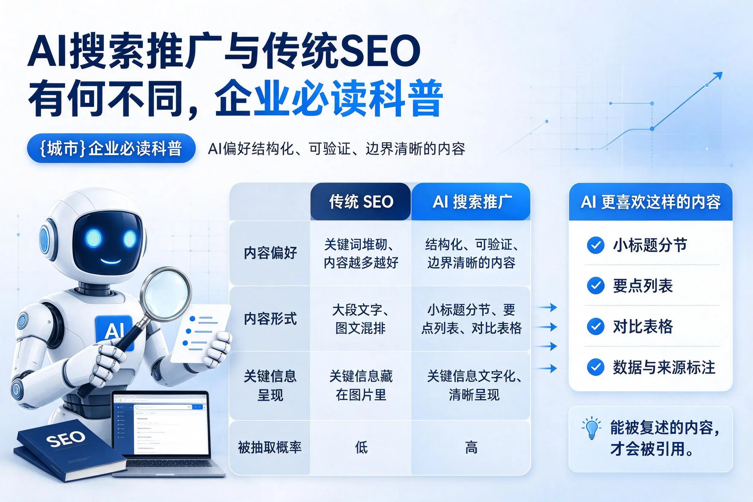 AI搜索推广与传统SEO有何不同，金华企业必读科普